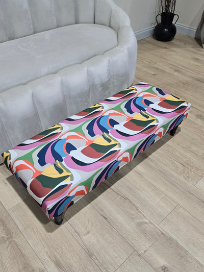 Footstool Floral vue bench coffee table