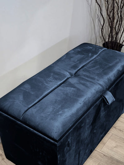 Ottoman deep bedroom storage box bench seat