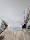 Cream sunshine Ottoman deep bedroom storage box bench seat