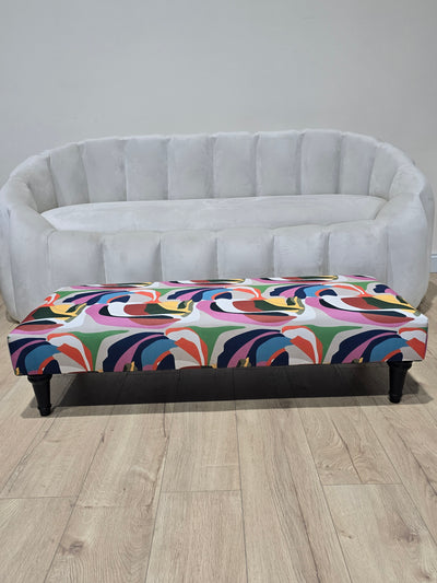 Footstool Floral vue bench coffee table