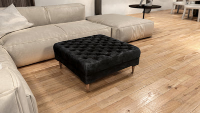 Premium non storage Coffee Table Bench, Chesterfield Footstool table