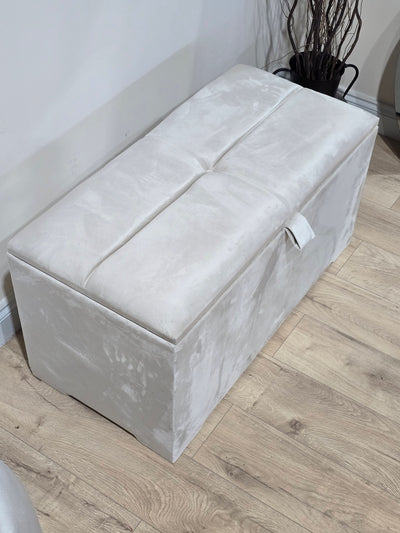 Ottoman deep bedroom storage box bench seat