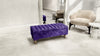 Purple Aubergine Storage Box | Purple Foot Stool Bench UK | Purple Footstool Pouffes