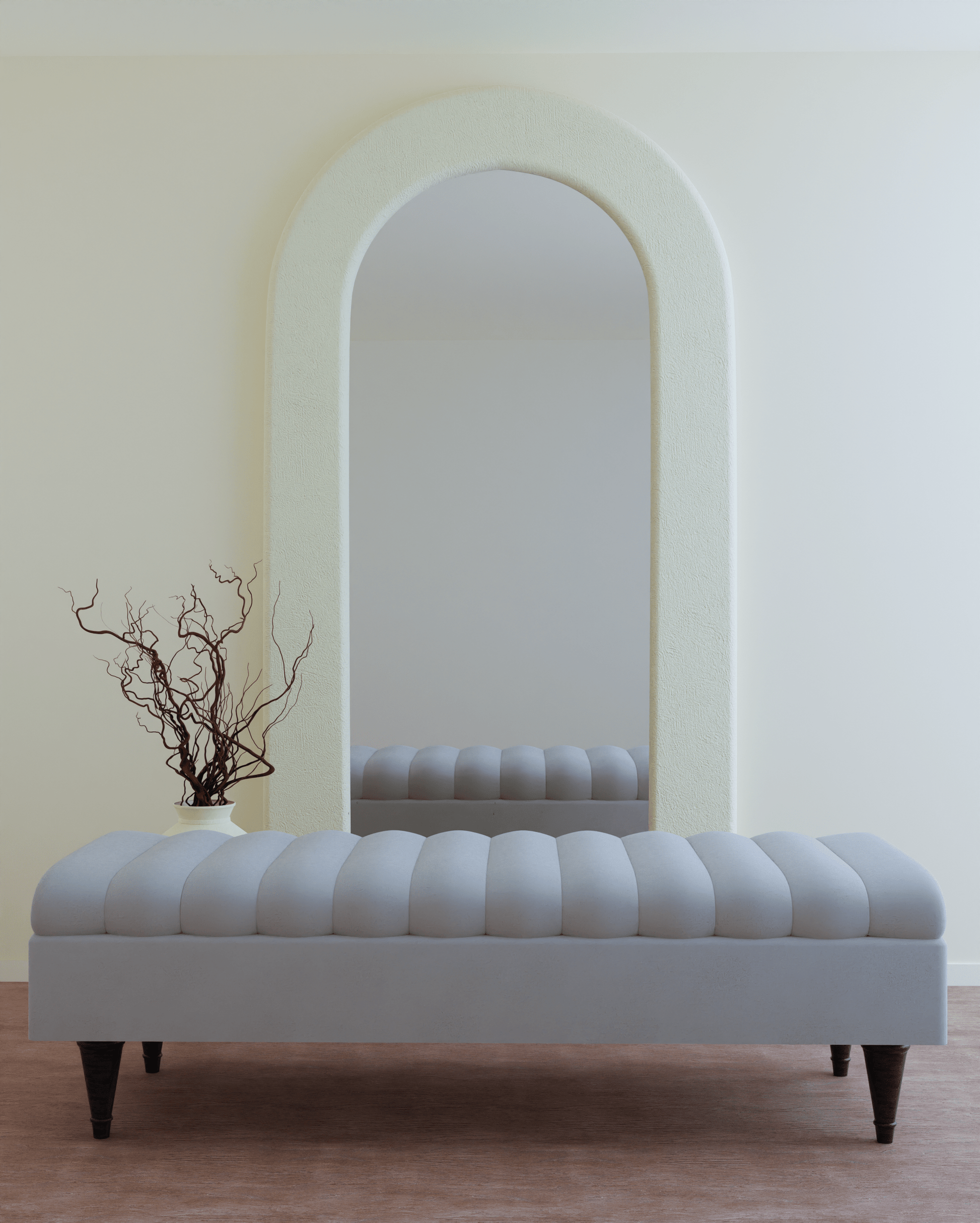 Romo Panel Ottoman storage Coffee Table Bench seat - ISTOOLS