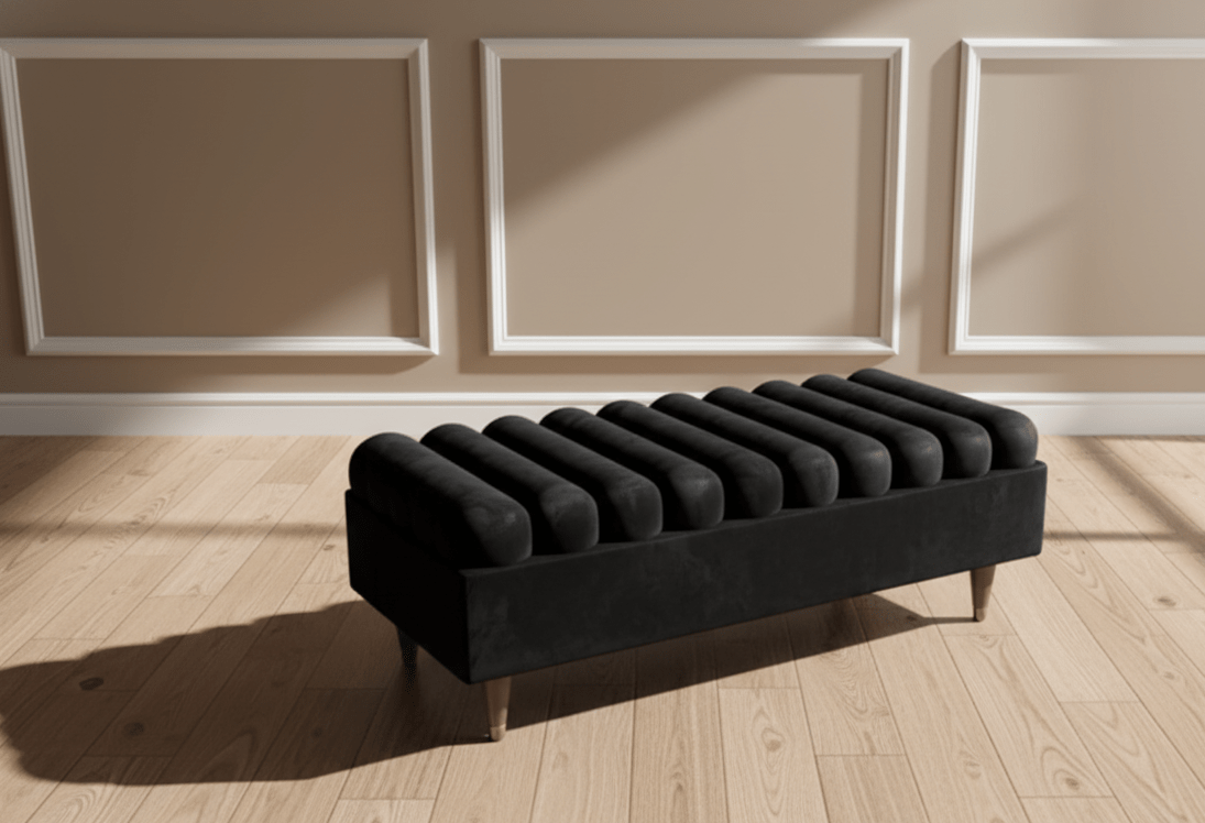 Romo Panel Ottoman storage Coffee Table Bench seat - ISTOOLS