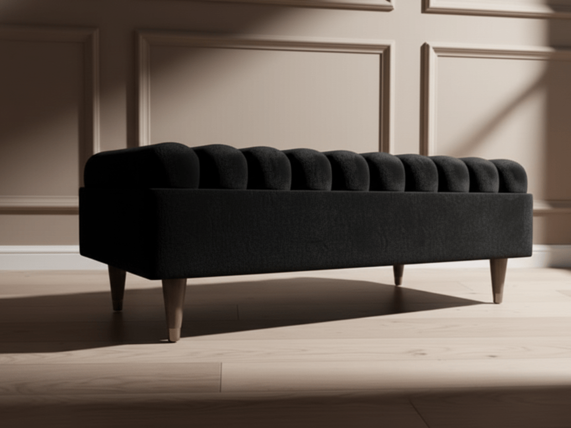 Romo Panel Ottoman storage Coffee Table Bench seat - ISTOOLS