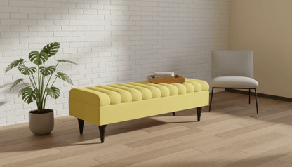 Romo Panel Storage Ottoman Bench Seat – Hidden Storage Coffee Table for Living Room UK - ISTOOLS