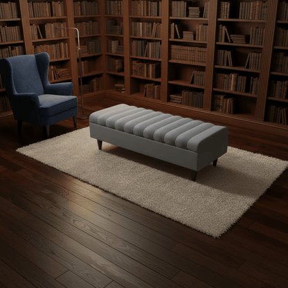 Romo Panel Storage Ottoman Bench Seat – Hidden Storage Coffee Table for Living Room UK - ISTOOLS