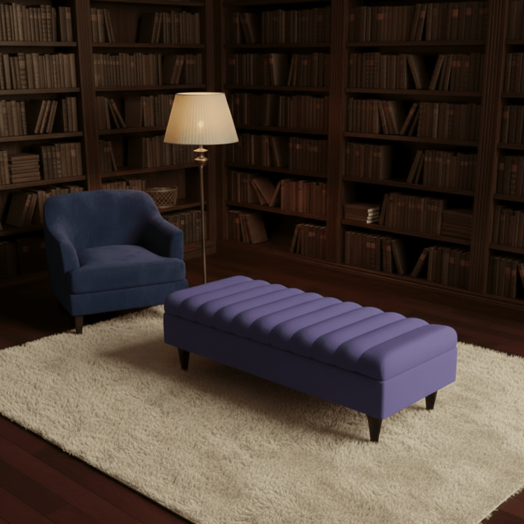 Romo Panel Storage Ottoman Bench Seat – Hidden Storage Coffee Table for Living Room UK - ISTOOLS