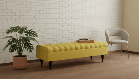 Romo Panel Storage Ottoman Bench Seat – Hidden Storage Coffee Table for Living Room UK - ISTOOLS