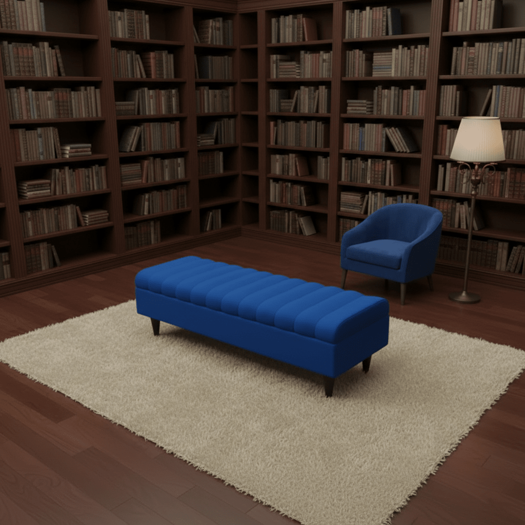 Romo Panel Storage Ottoman Bench Seat – Hidden Storage Coffee Table for Living Room UK - ISTOOLS