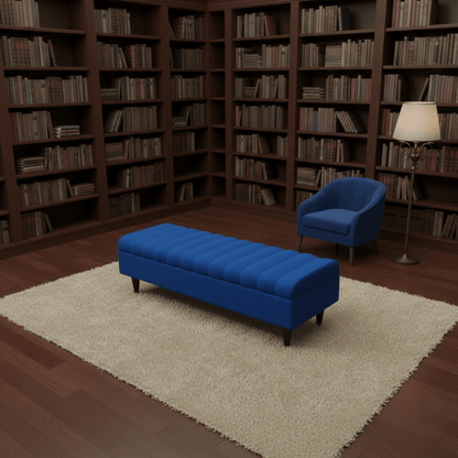 Romo Panel Storage Ottoman Bench Seat – Hidden Storage Coffee Table for Living Room UK - ISTOOLS