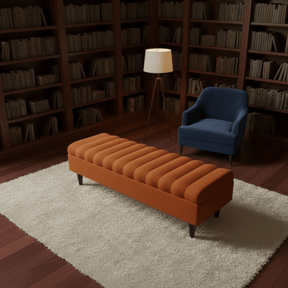 Romo Panel Storage Ottoman Bench Seat – Hidden Storage Coffee Table for Living Room UK - ISTOOLS