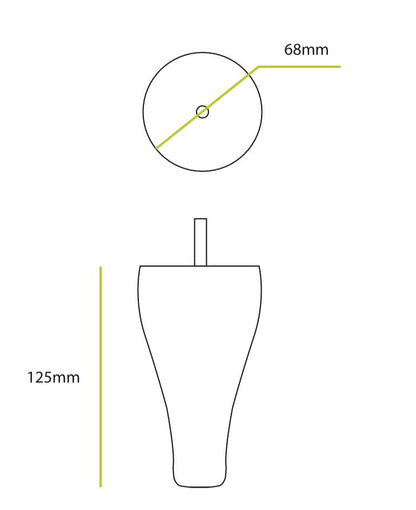 Round wooden feet - ISTOOLS