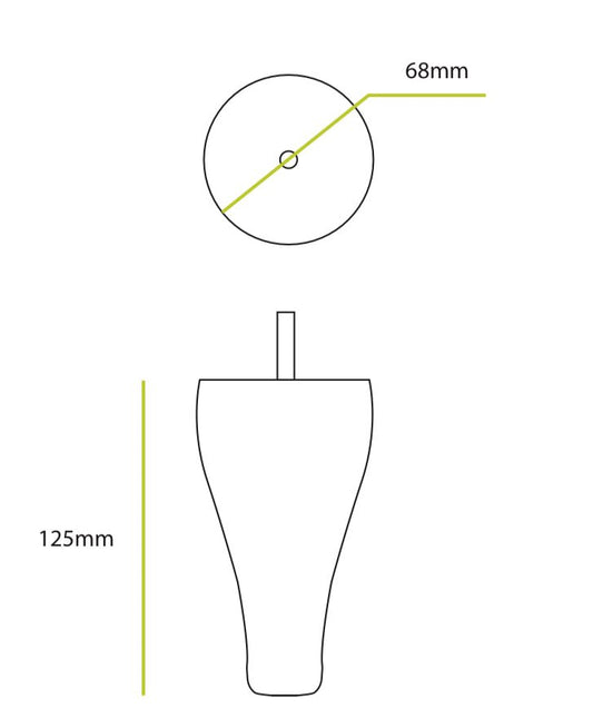 Round wooden feet - ISTOOLS