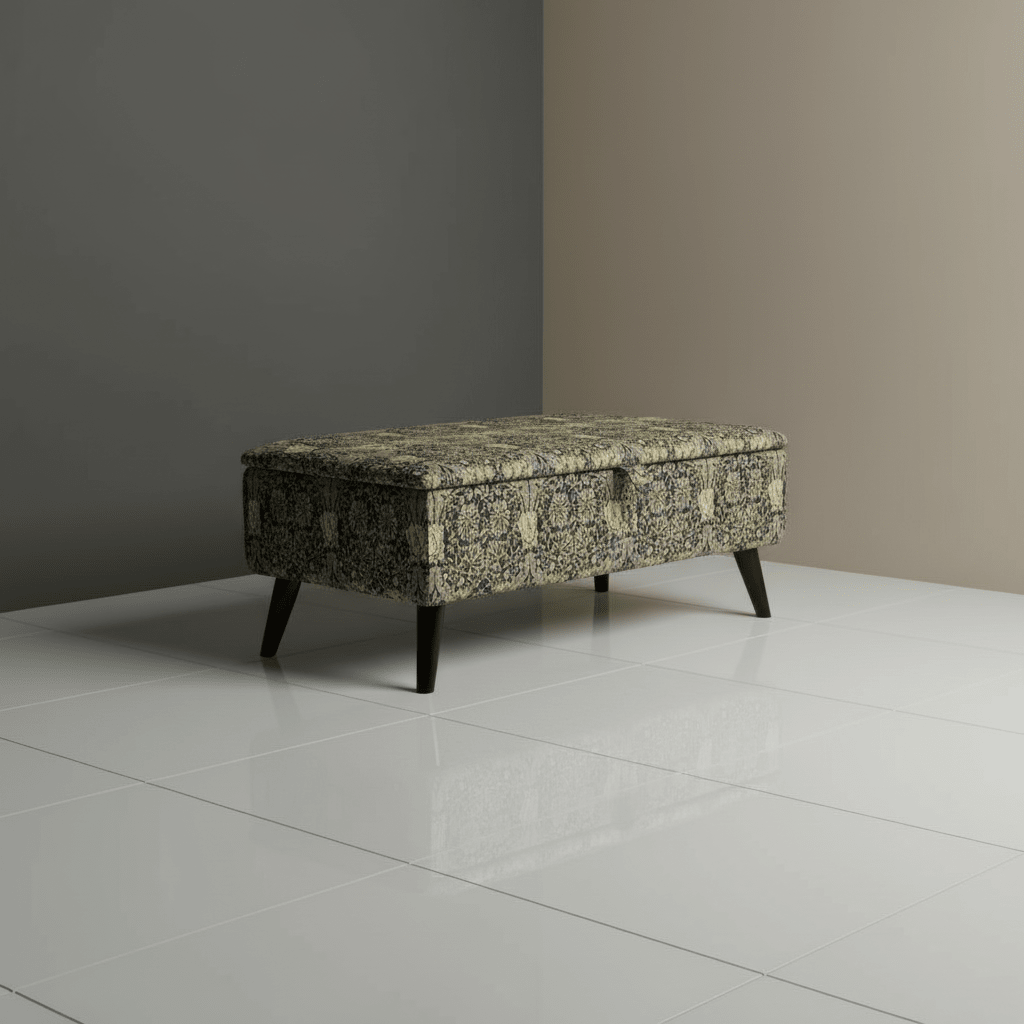 Seasonal Home Refresh Storage Ottoman – Bright & Bold UK Handcrafted Bench with Deep Storage - ISTOOLS