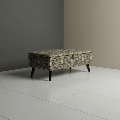 Seasonal Home Refresh Storage Ottoman – Bright & Bold UK Handcrafted Bench with Deep Storage - ISTOOLS