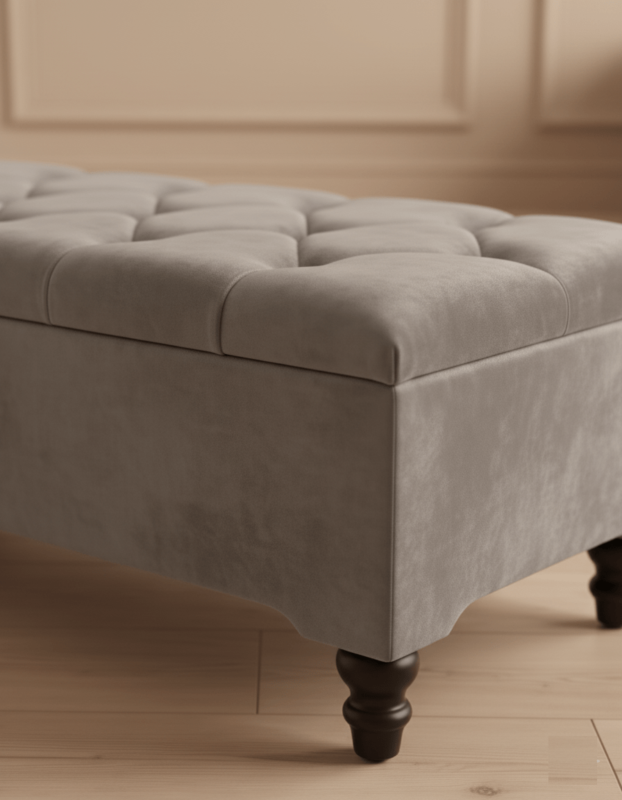 multi-functional storage ottoman bench for living room - ISTOOLS