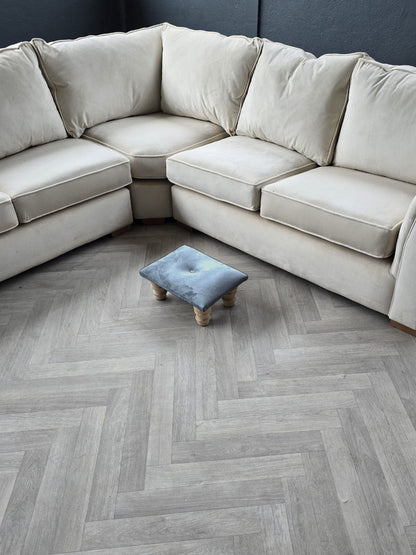 Small dark grey footrest pouffe - ISTOOLS