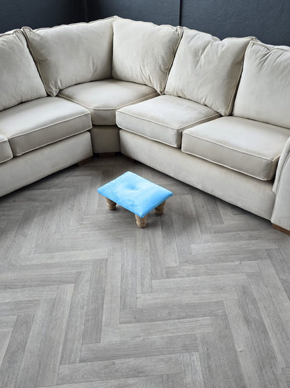 Small footrest pouffe handmade - ISTOOLS