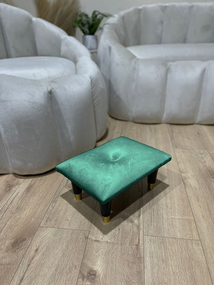 Small footrest pouffe handmade - ISTOOLS