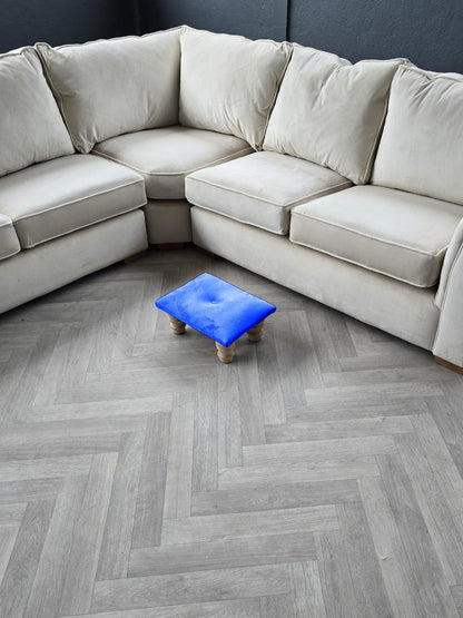 Small footrest pouffe handmade - ISTOOLS