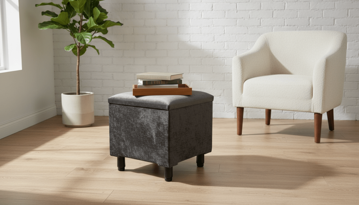 Small Plain Lid Storage Box – Dark Grey | Stackable Plastic Storage for Home & Office UK - ISTOOLS