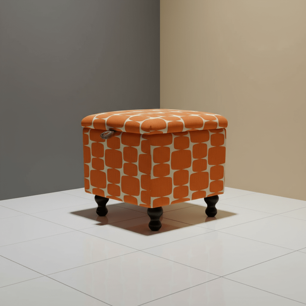 Small Storage Ottoman – Multi - Purpose Coffee Table & Footstool - ISTOOLS
