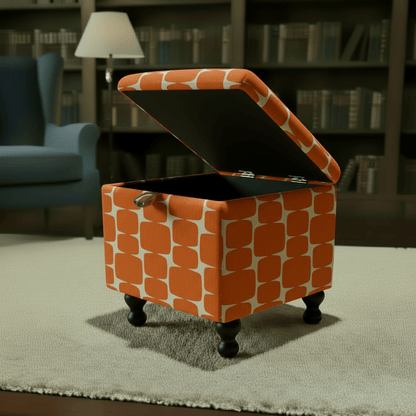 Small Storage Ottoman – Multi - Purpose Coffee Table & Footstool - ISTOOLS
