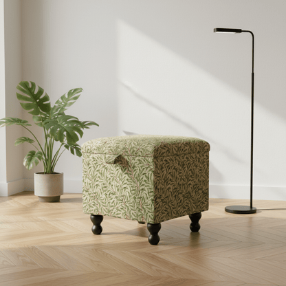 Small Storage Ottoman – Multi - Purpose Coffee Table & Footstool - ISTOOLS