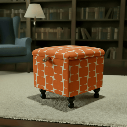 Small Storage Ottoman – Multi - Purpose Coffee Table & Footstool - ISTOOLS