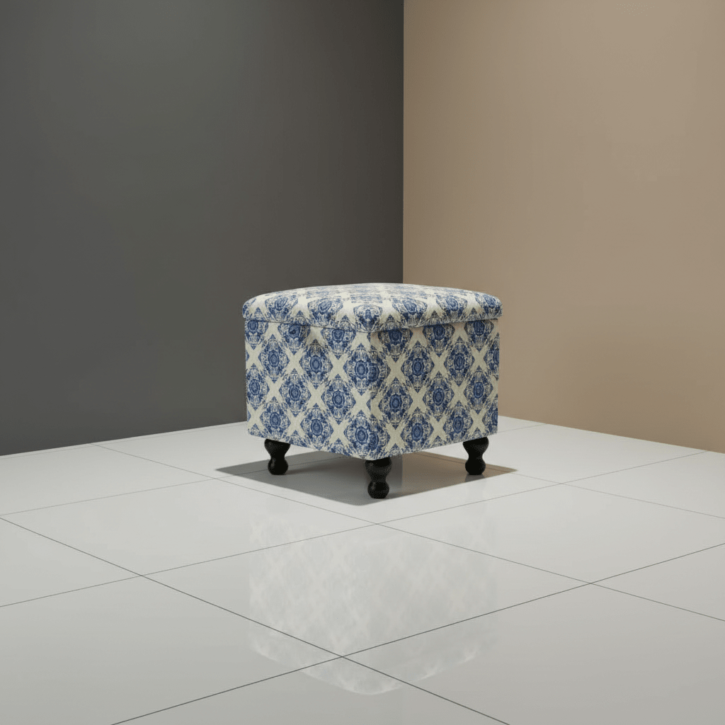 Small Storage Ottoman – Multi - Purpose Coffee Table & Footstool - ISTOOLS