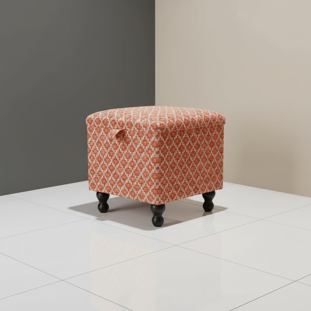 Small Storage Ottoman – Multi - Purpose Coffee Table & Footstool - ISTOOLS