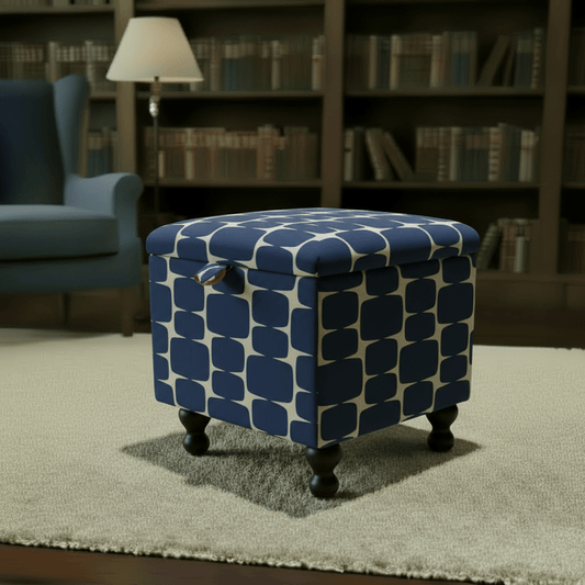Small Storage Ottoman – Multi - Purpose Coffee Table & Footstool - ISTOOLS