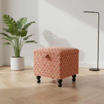Small Storage Ottoman – Multi - Purpose Coffee Table & Footstool - ISTOOLS