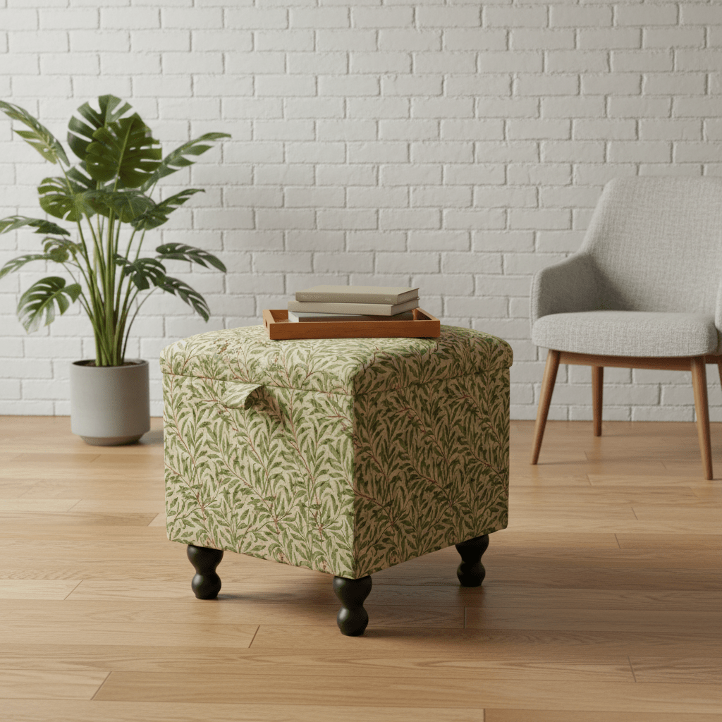 Small Storage Ottoman – Multi - Purpose Coffee Table & Footstool - ISTOOLS