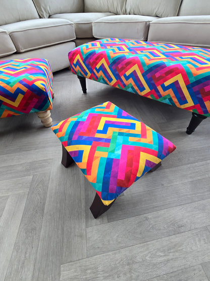 Small trem footrest pouffe - ISTOOLS
