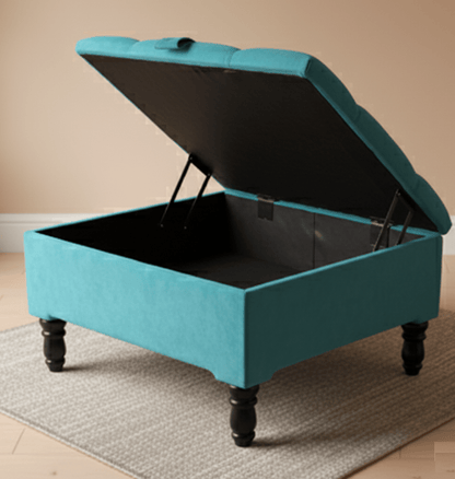 Square Coffee Table | Chesterfield Footrest | various colours Footstool Ottoman - ISTOOLS