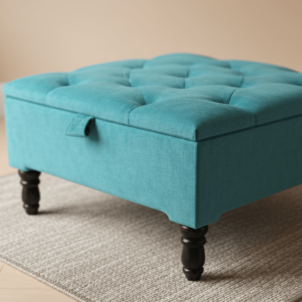Square Coffee Table | Chesterfield Footrest | various colours Footstool Ottoman - ISTOOLS