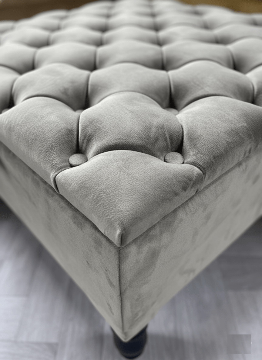 Square Ottoman Storage bench | coffee Table | coffee table storage - ISTOOLS