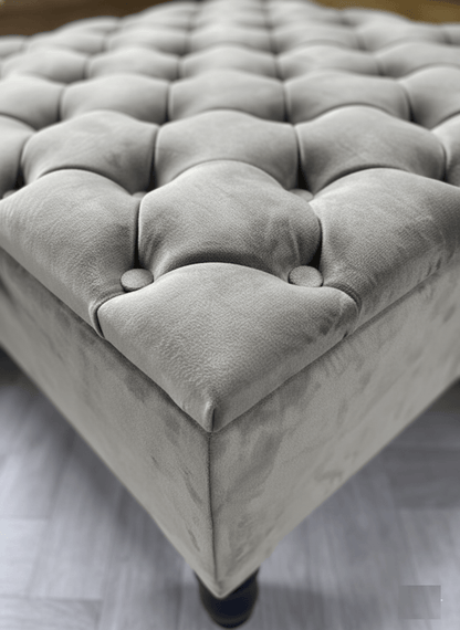 Square Ottoman Storage bench | coffee Table | coffee table storage - ISTOOLS