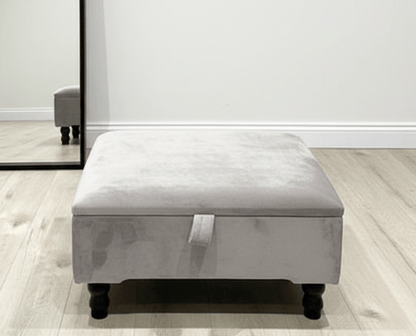 Modern silver storage box for living room or bedroom - ISTOOLS