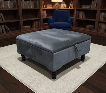 Square Storage Ottoman No Legs – Modern Durable Home Storage UK - ISTOOLS