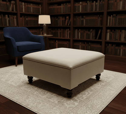 Square Storage Ottoman No Legs – Modern Durable Home Storage UK - ISTOOLS