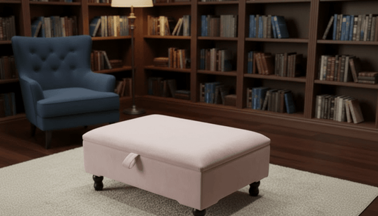 Square Storage Ottoman No Legs – Modern Durable Home Storage UK - ISTOOLS