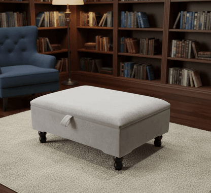 Square Storage Ottoman No Legs – Modern Durable Home Storage UK - ISTOOLS