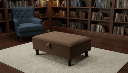 Square Storage Ottoman No Legs – Modern Durable Home Storage UK - ISTOOLS