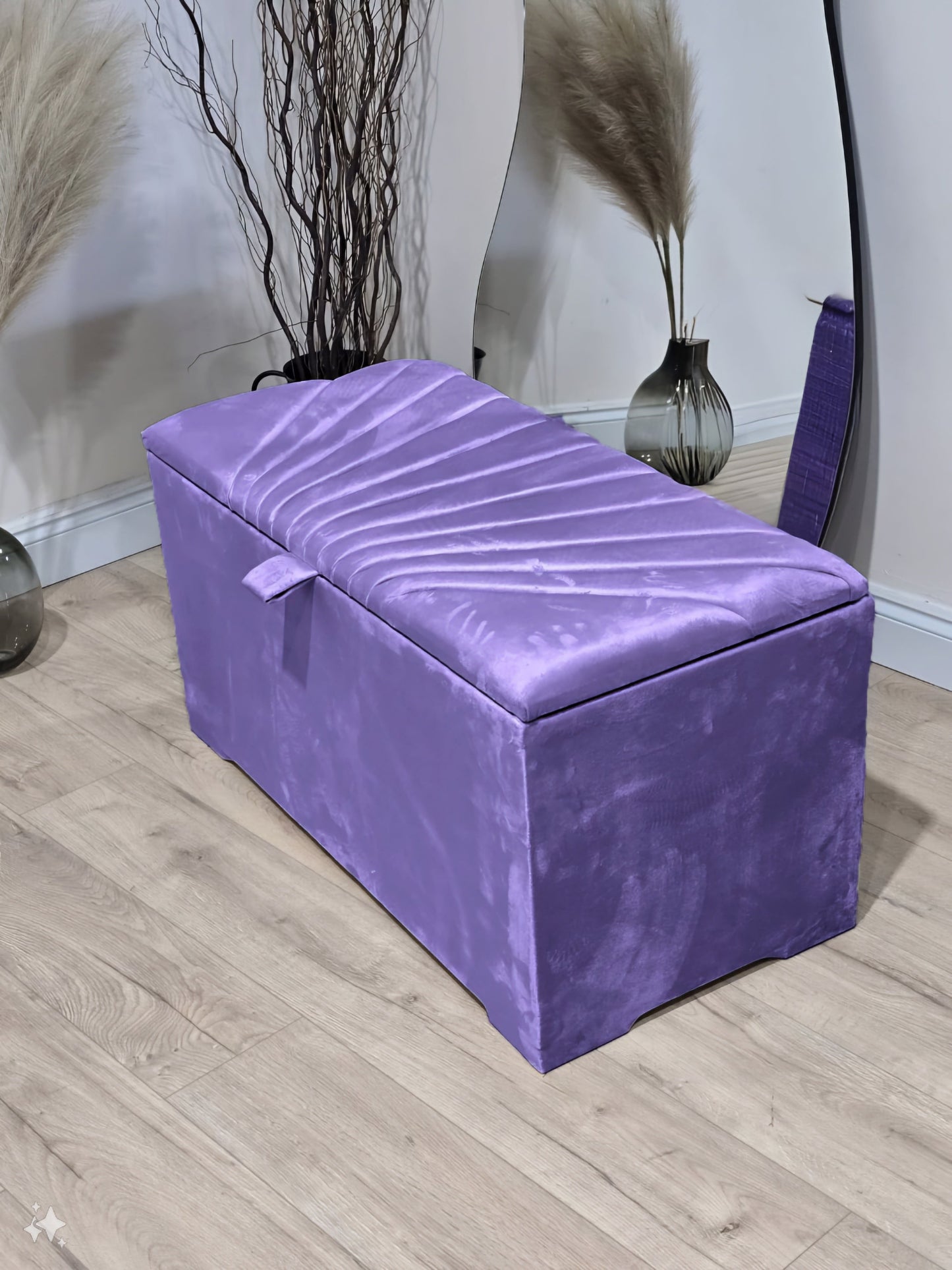 sunshine bedroom Ottoman deep bedroom storage box bench seat - ISTOOLS