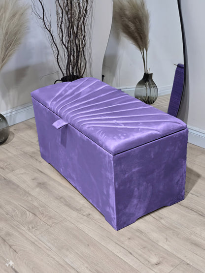 sunshine bedroom Ottoman deep bedroom storage box bench seat - ISTOOLS