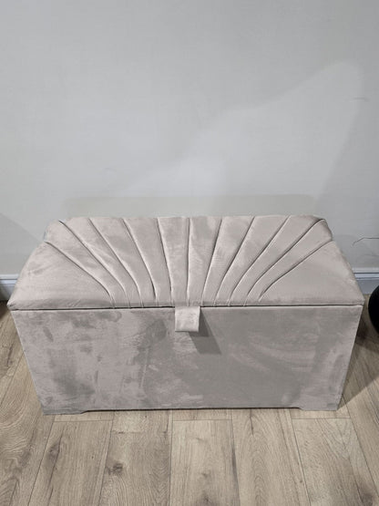 sunshine bedroom Ottoman deep bedroom storage box bench seat - ISTOOLS